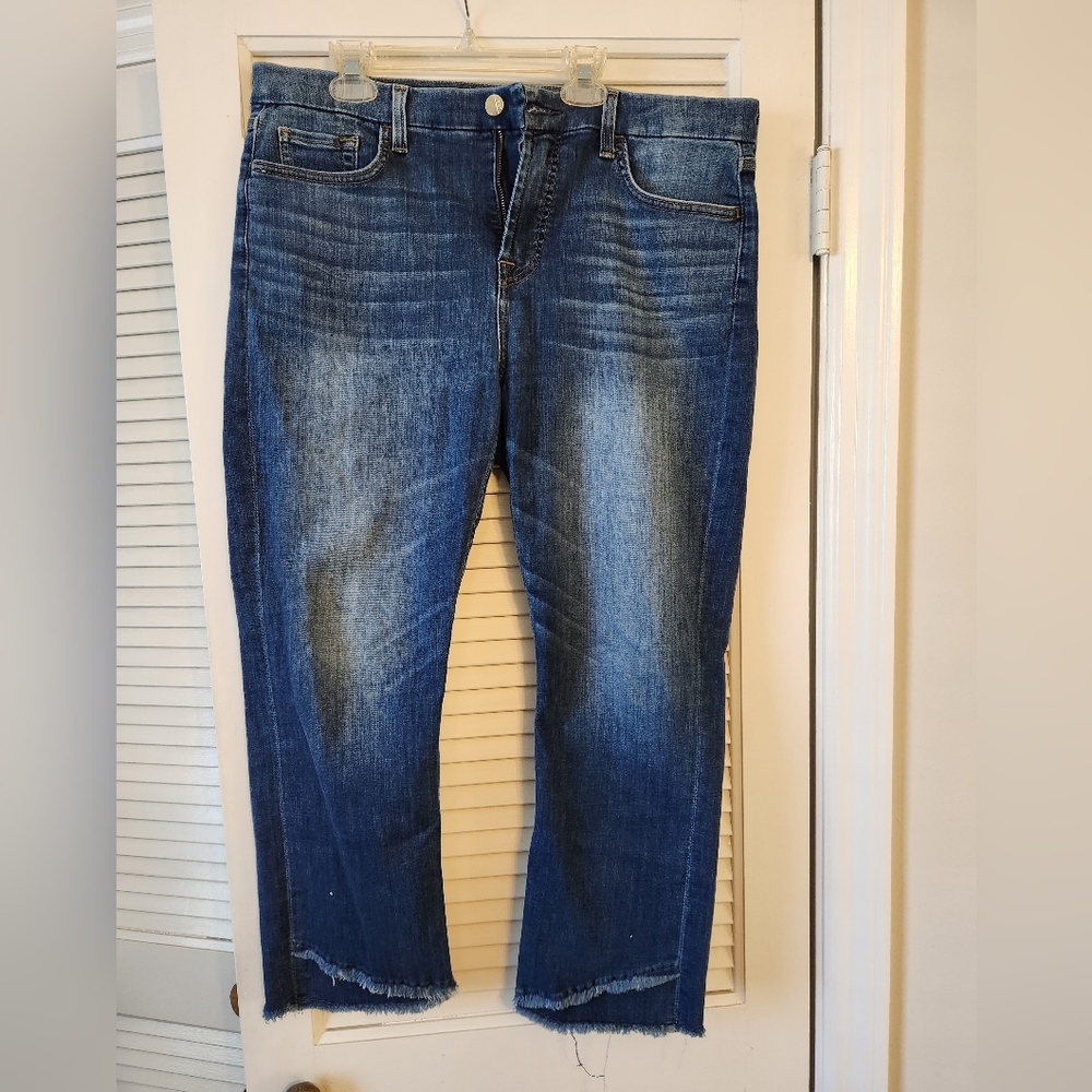 Jen 7 For All Mankind Anke Straight Denim Jeans
